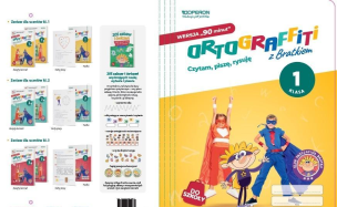 Opakowanie Teczka do zestawu Ortograffiti z Bratkiem 1 90 min