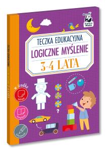 Okładka książki Teczka edukacyjna. Logiczne myślenie. 3-4 lata. Kapitan Nauka