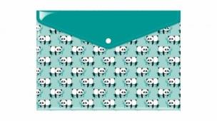 Opakowanie Teczka kopertowa A4 PP nadruk panda (6szt)