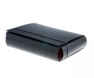 Opakowanie Teczka łamana A4/8cm na gumkę Eco czarna PENMATE