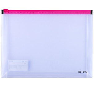 Opakowanie Teczka na suwak A5 PP różowa DELI