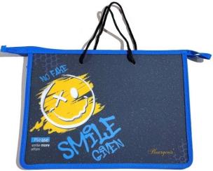 Opakowanie Teczka-torba A4+ zapinana na zamek z rączką Uśmiec