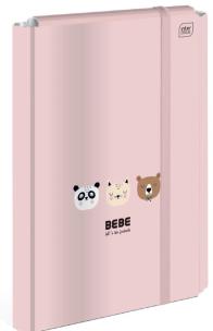 Opakowanie Teczka z gumką A4+ Bebe Kids Girls