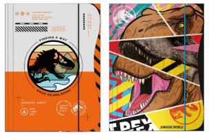 Teczka z gumką A4 Jurassic park mix. Wydawca: Beniamin. Multiszop.pl Opakowanie Teczka z gumką A4 Jurassic park mix