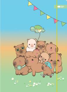 Opakowanie Teczka z gumką A4+ Kapibara HAPPY COLOR