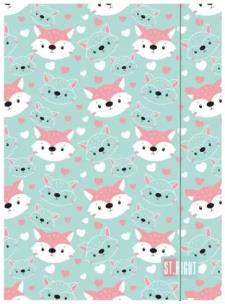 Opakowanie Teczka z gumką A4 Lovely Fox