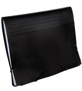 Opakowanie Teczka z przegródkami A5 9115C czarna GRAND