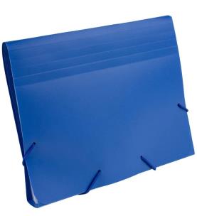 Opakowanie Teczka z przegródkami A5 9115C niebieska GRAND