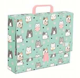 Opakowanie Teczka z rączką A4 XL Charming Cats