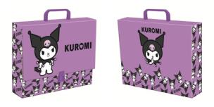 Teczka z rączką A4 XL Kuromi Violet. Wydawca: ST-MAJEWSKI. Multiszop.pl Opakowanie Teczka z rączką A4 XL Kuromi Violet