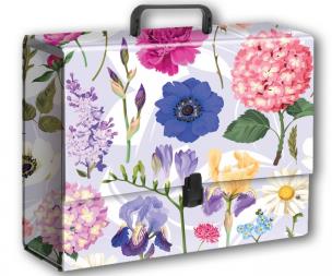 Opakowanie Teczka z rączką B4 Jumbo Kwiaty Polskie Hortensja