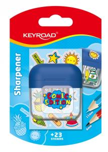 Temperówka KEYROAD podwójna blister. Wydawca: Keyroad. Multiszop.pl Opakowanie Temperówka KEYROAD podwójna blister