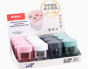 Opakowanie Temperówka podwójna z pojemnikiem M&G