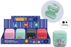 Opakowanie Temperówka podwójna z pojemnikiem Yuhu (12szt)