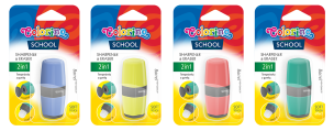 Opakowanie TEMPERÓWKA Z GUMKĄ NA BLISTRZE COLORINO SCHOOL 2W1