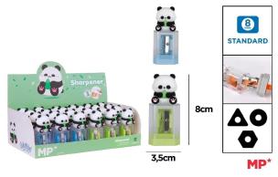 Opakowanie Temperówka z pojemnikiem - panda (24szt)