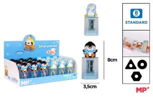 Opakowanie Temperówka z pojemnikiem - pingwin (24szt)