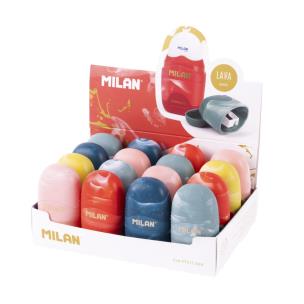 Temperówko - gumka Lava (16szt) MILAN. Wydawca: MILAN. Multiszop.pl Opakowanie Temperówko - gumka Lava (16szt) MILAN