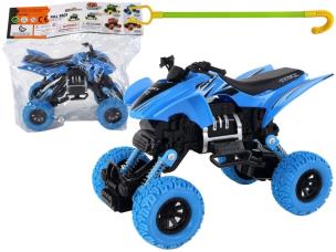 Terenówka pchacz quad XC niebieski. Wydawca: Leantoys. Multiszop.pl Opakowanie Terenówka pchacz quad XC niebieski