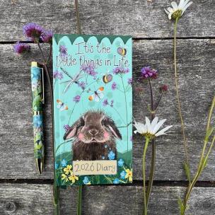 Terminarz 2026 kieszonkowy Króliczek. Wydawca: Alex Clark. Multiszop.pl Opakowanie Terminarz 2026 kieszonkowy Króliczek