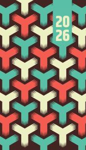 Opakowanie Terminarz 2026 tygodniowy kieszonkowy MIX