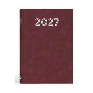 Opakowanie Terminarz 2027 A5 standard bordowy