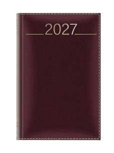 Opakowanie Terminarz 2027 B6 Madrid bordowy