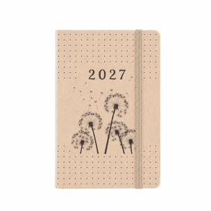 Opakowanie Terminarz 2027 dzienny B6 Bioeco gumka MIX