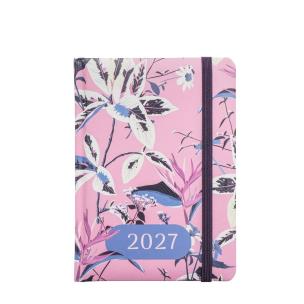 Opakowanie Terminarz 2027 tygodniowy B6+ Kwiaty gumka MIX
