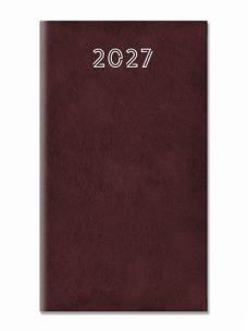 Opakowanie Terminarz 2027 tygodniowy standard bordowy