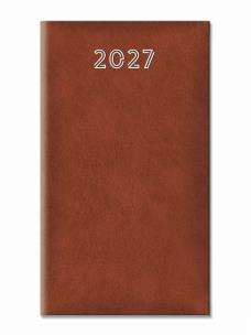 Opakowanie Terminarz 2027 tygodniowy standard brązowy