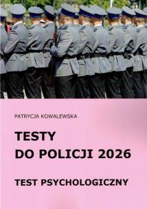 Okładka książki Testy do Policji 2026 Test psychologiczny