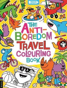 Okładka książki The Anti-Boredom Travel Colouring Book