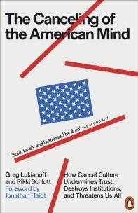 The Canceling of the American Mind wer. angielska. Autor: Lukianoff Greg, Rikki Schlott. Multiszop.pl Okładka książki The Canceling of the American Mind wer. angielska