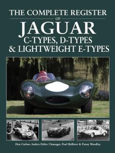 Okładka książki The Complete Register of Jaguar C-types, D-types and Lightweight E-types
