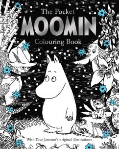 Okładka książki The Pocket Moomin Colouring Book