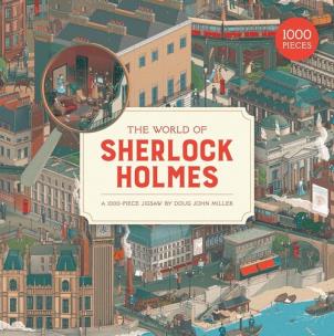 Opakowanie The World of Sherlock Holmes 1000 Piece Puzzle