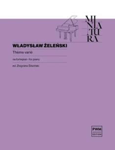 Okładka książki Theme varie na fortepian