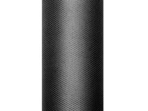 Opakowanie Tiul gładki czarny 0,3x9m