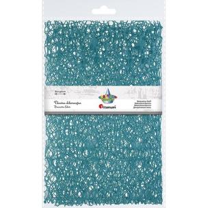 Opakowanie Tkanina dekoracyjna turkusowa 60x50cm