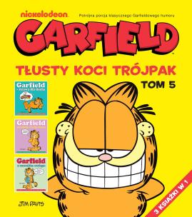 Okładka książki Tłusty koci trójpak. Garfield. Tom 5