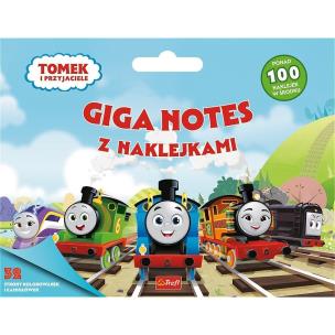 Okładka książki Tomek i Przyjaciele. Giga notes z naklejkami