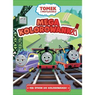 Okładka książki Tomek i Przyjaciele Mega kolorowanka