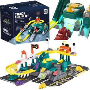 Tor samochodowy parking światło i dźwięk. Wydawca: Maksik. Multiszop.pl Opakowanie Tor samochodowy parking światło i dźwięk