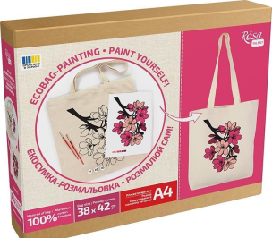 Opakowanie Torba do malowania Flowers 38x42cm