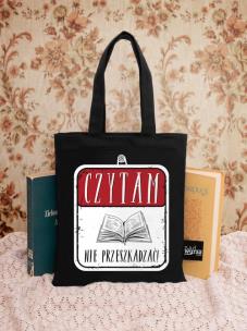 Opakowanie Torba na książki Czytam Nie Przeszkadzać