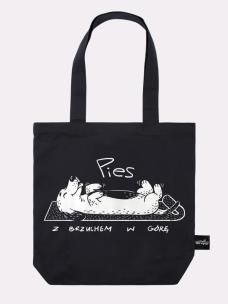 Opakowanie Torba Pies z brzuchem na górze