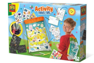 Torba podróżna z aktywnościami. Wydawca: SES. Multiszop.pl Opakowanie Torba podróżna z aktywnościami