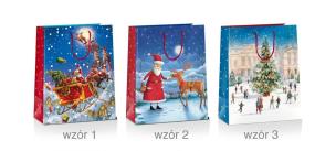 Opakowanie Torba prezentowa Boże Narodzenie 11,5x6,5x14cm