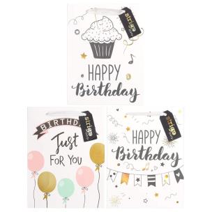 Opakowanie Torba prezentowa Party 18x23x10cm mix STRIGO